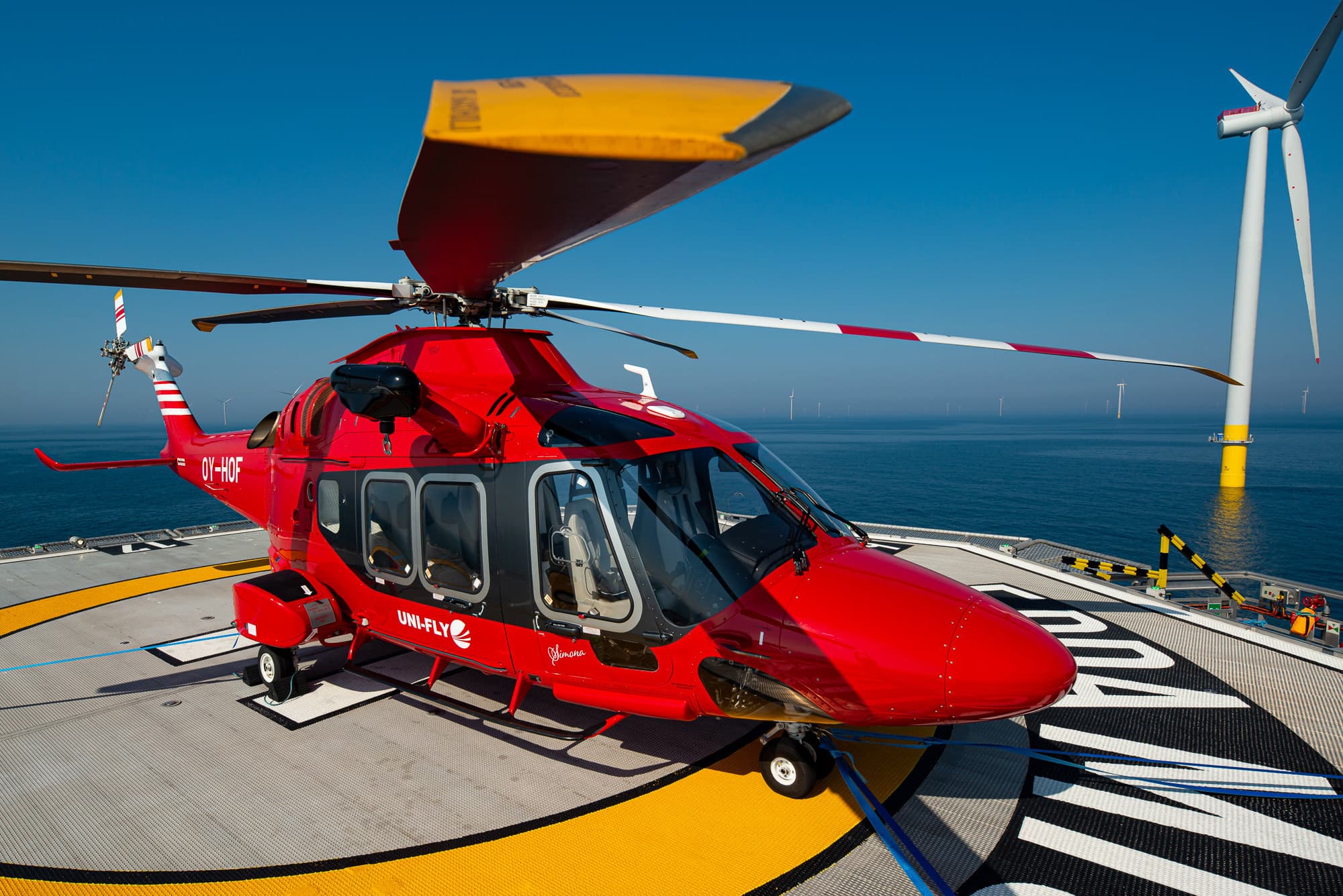 Simona (AW169) on Edda Mistral